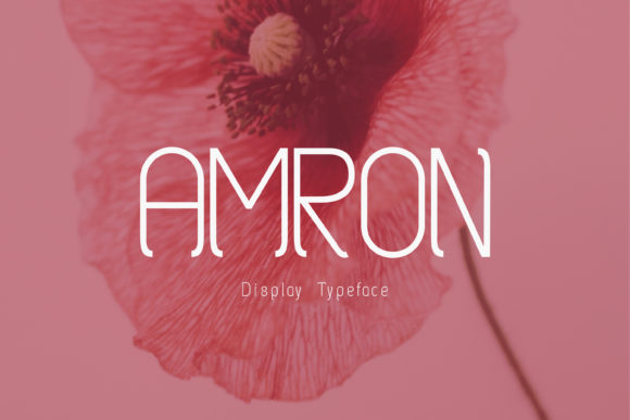 Amron: A Clean Display Font for Editorial Design