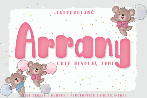 Arrany: A Playful Display Font for Modern Web Design