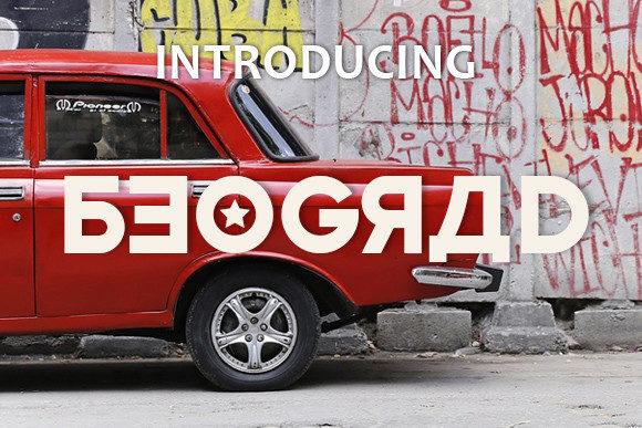 Beograd: A Display Font for Bold Branding