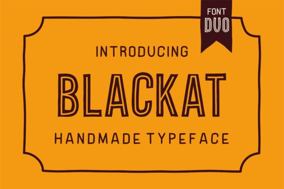 Blackat: A Modern Display Font for Stronger Brand Communication
