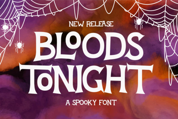 Bloods Tonight Font for Business Branding