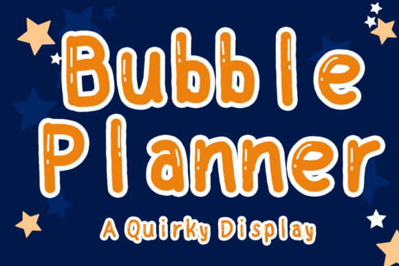 Bubble Planner Font for Eye-Catching Design