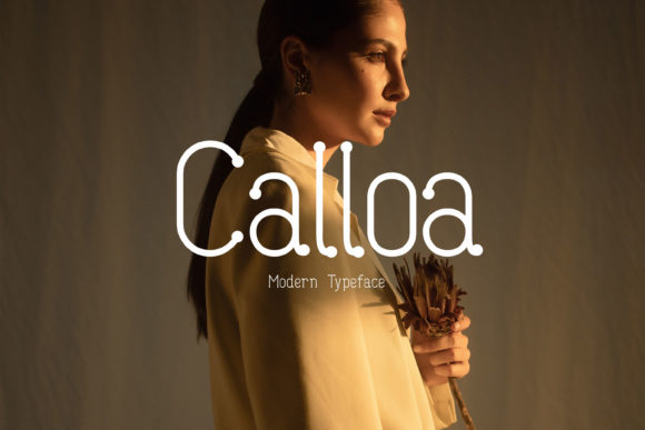 Calloa: A Modern Display Font for Sleek Branding