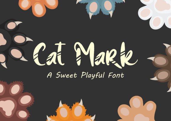 Cat Mark Display Font Review