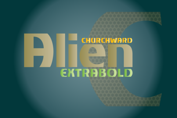 Churchward Alien: A Bold Font for Handmade Creations