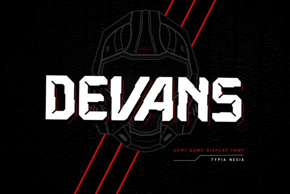 Devans: A Futuristic Font for Bold Branding