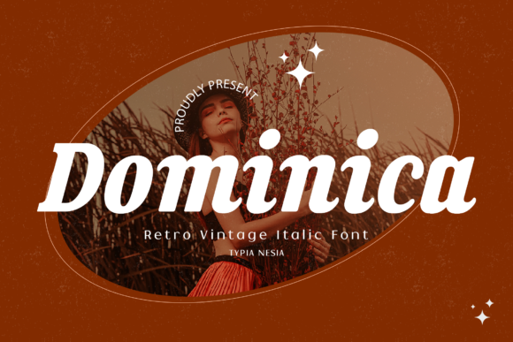 Dominica: A Retro Display Font for Branding Projects