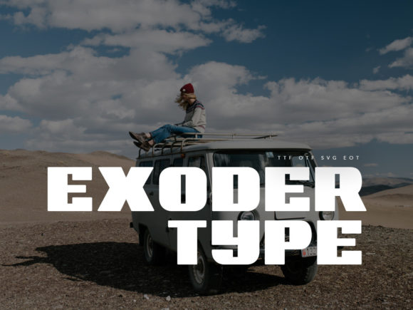 Exoder: A Modern Display Font for Web Design
