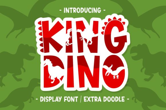 King Dino: A Playful Font for Bold Editorial Designs