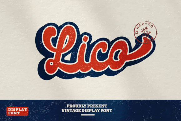 Lico: A Bold Display Font for Impactful Branding