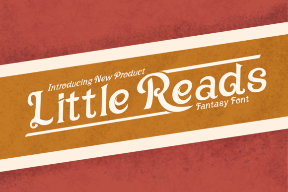 Little Reads: A Bold Vintage Display Font for Branding