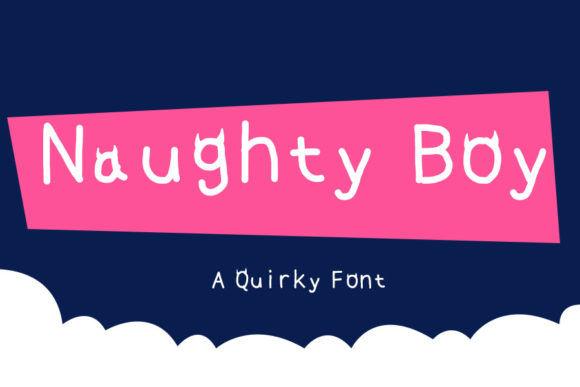 Naughty Boy: A Playful Font for Editorial Design