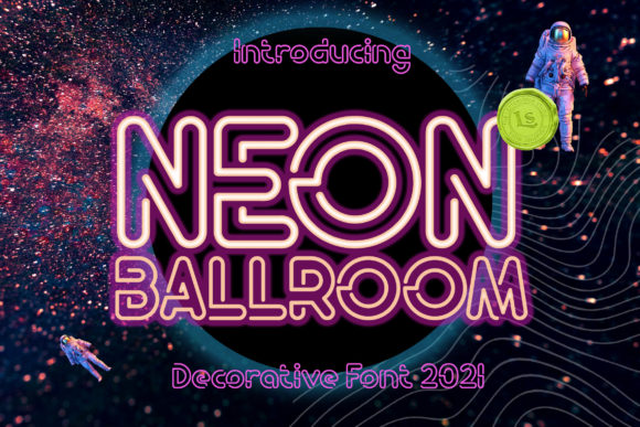 Neon Ballroom: A Retro 3D Font for Bold Branding