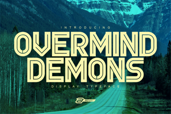 Overmind Demons: A Sporty Display Font for Bold Branding
