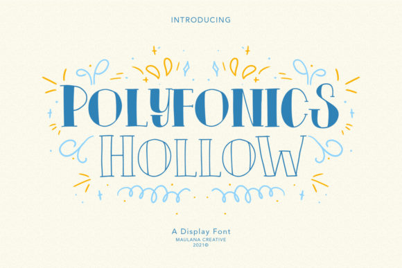 Polyfonics Font for Handmade and Commercial Projects