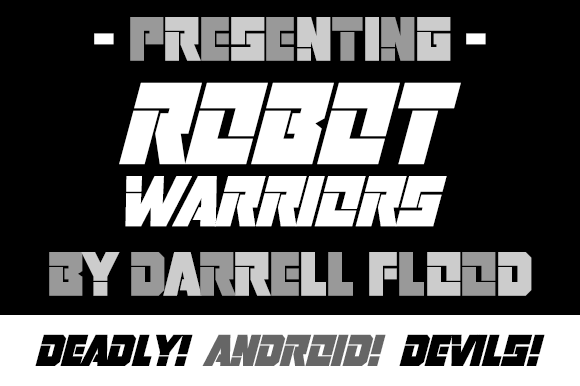 Robot Warriors: A Bold Display Font for Impactful Design
