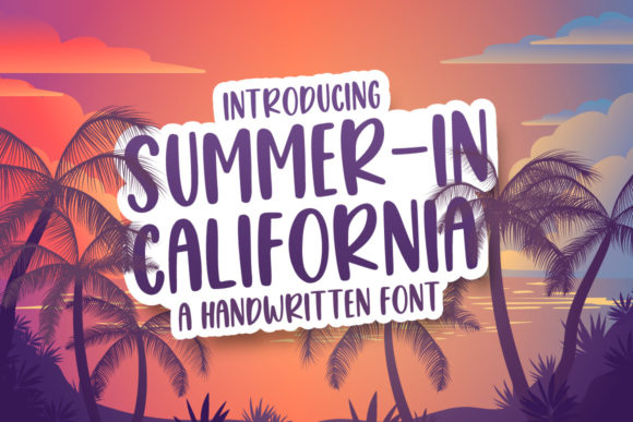 Summer in California Font for Business Branding