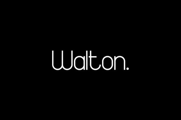 Walton Display Font for Modern Web Design