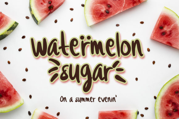 Watermelon Sugar Font for Handmade Creations